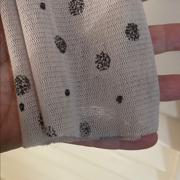 Lilith Lightweight Random Splattered Black Polka Dots Cardigan Sweater - Picture 5 of 14